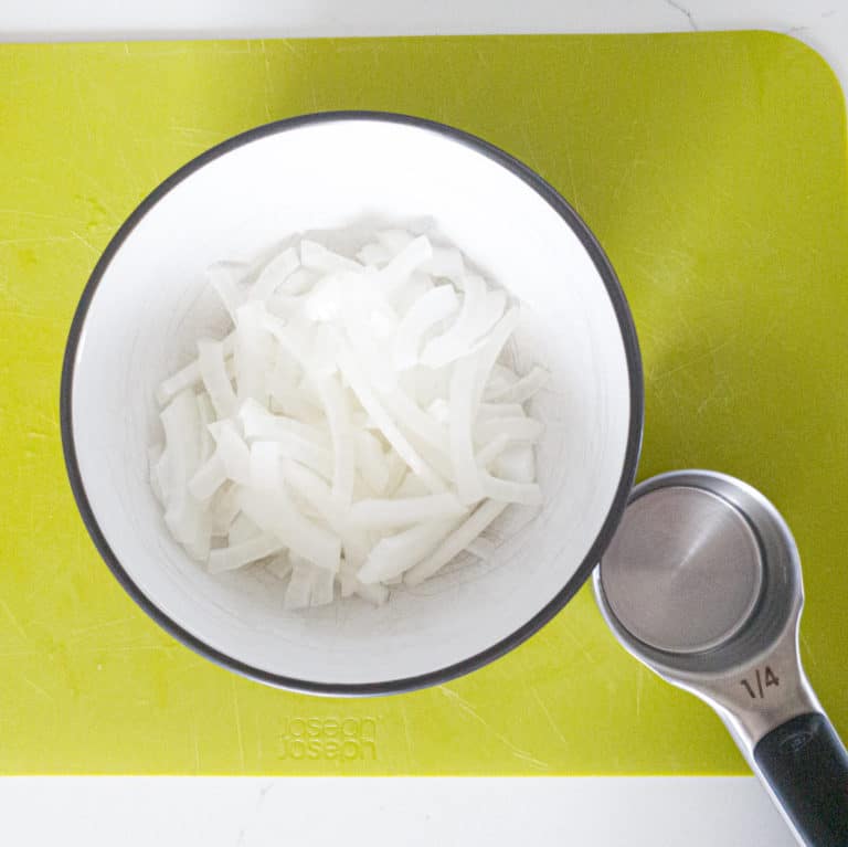 Pickled onions in a bowl