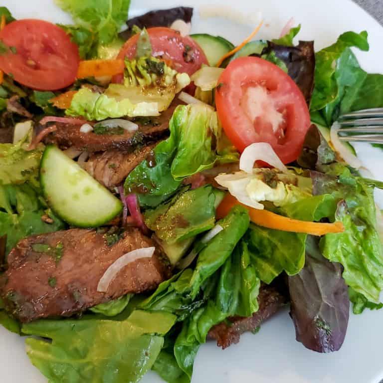 tossed steak salad