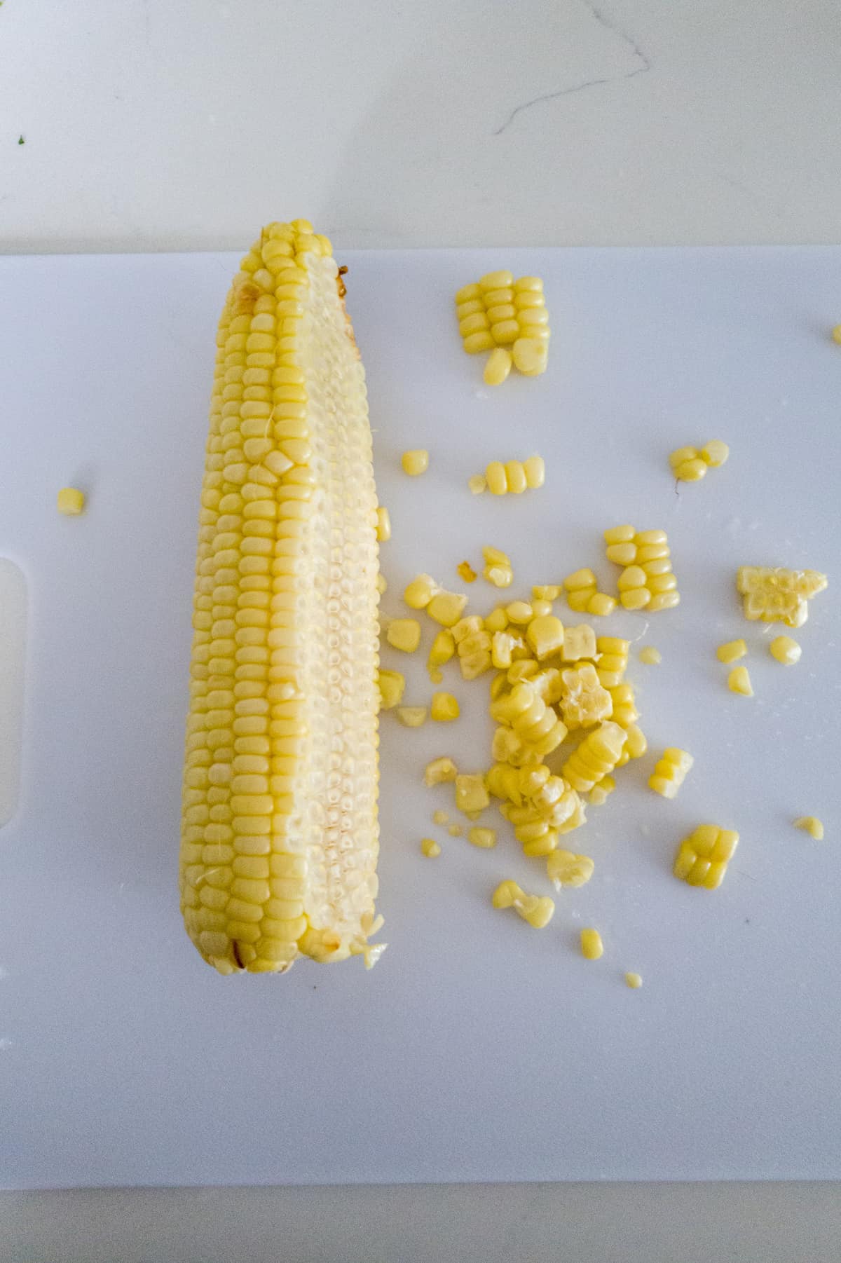 Sliced corn