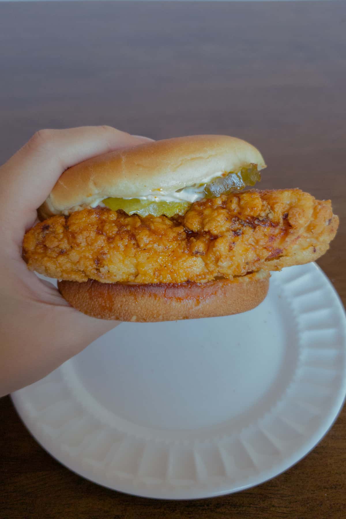 Fried Chicken Sandwich (Spicy!) - Eating For Luu