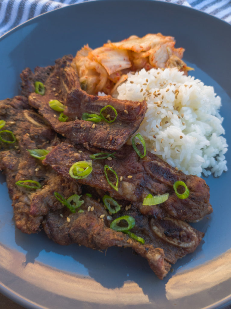 la galbi with rice