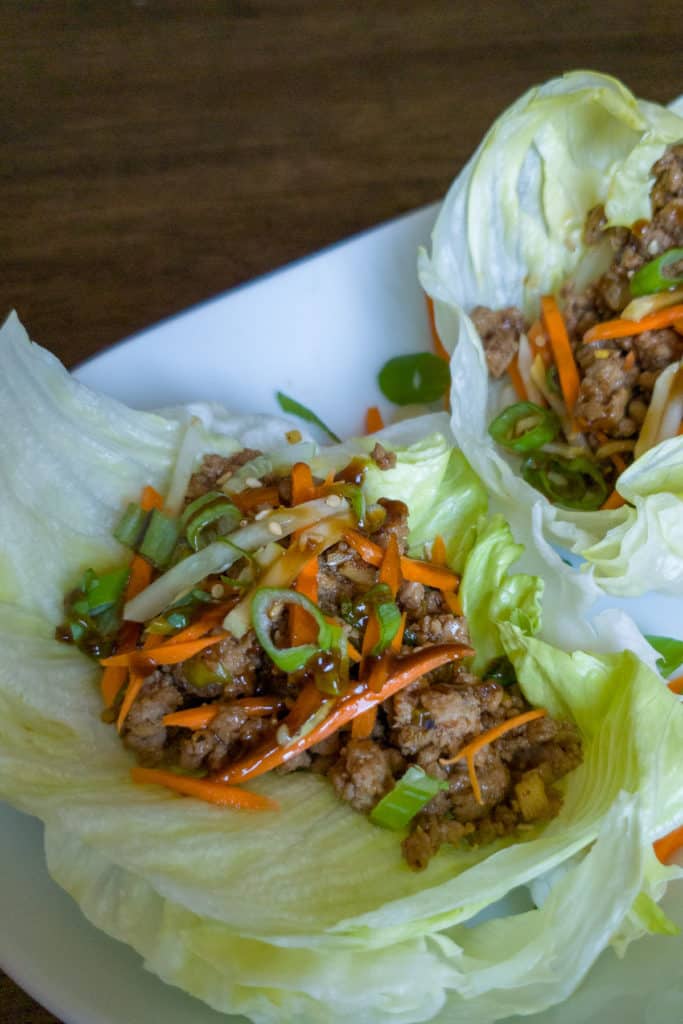 lettuce wras with carrots