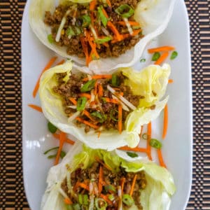 Asian lettuce wraps