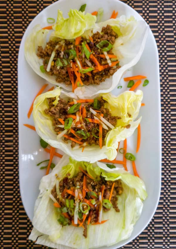 Asian lettuce wraps