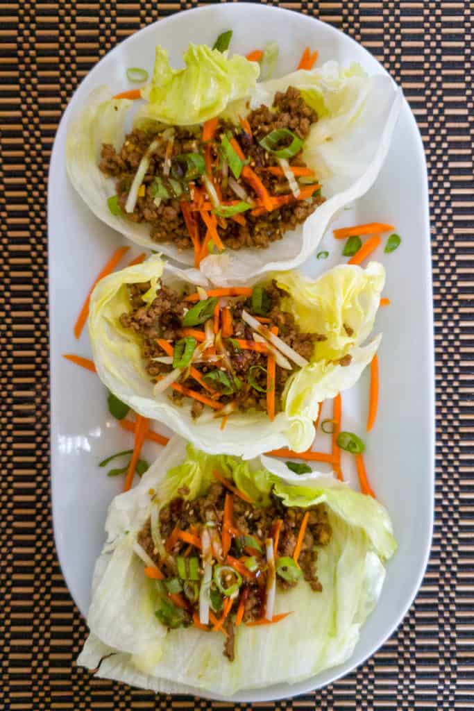 Asian lettuce wraps